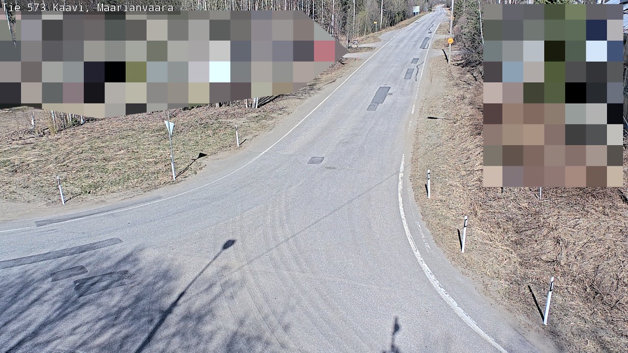 Weather Camera Image Väg 573 Kaavi, Maarianvaara, Kaavi, Pohjois-Savo