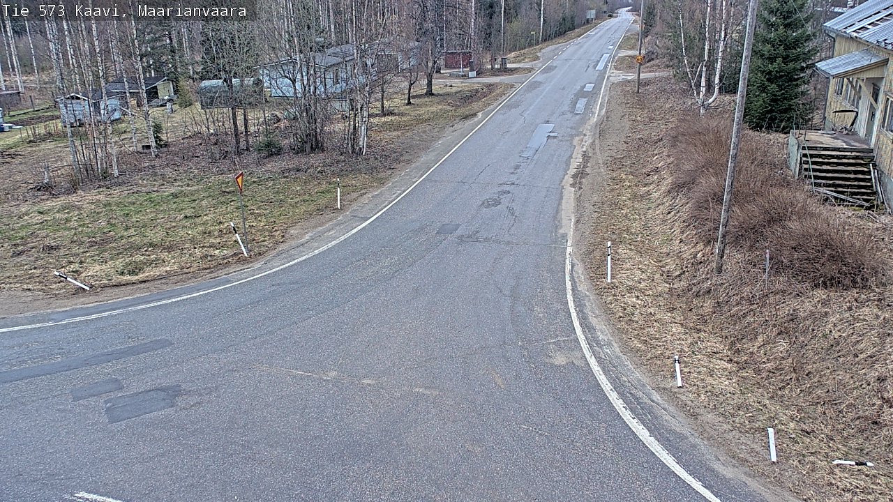 Weather Camera Image Road 573 Kaavi, Maarianvaara, Kaavi, Pohjois-Savo