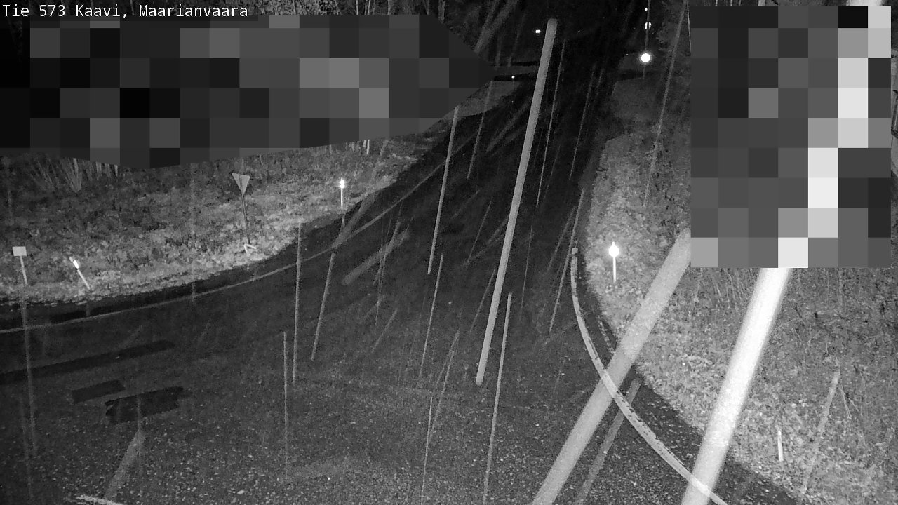 Weather Camera Image Väg 573 Kaavi, Maarianvaara, Kaavi, Pohjois-Savo