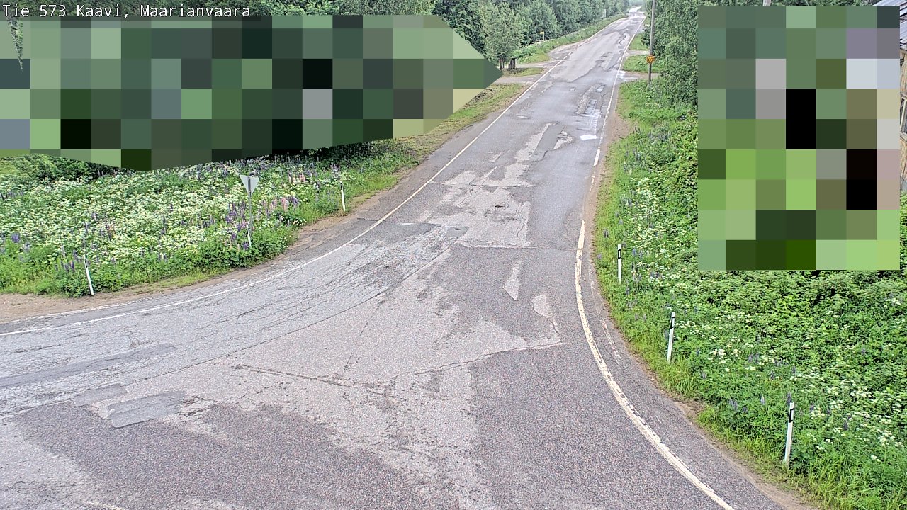Weather Camera Image Road 573 Kaavi, Maarianvaara, Kaavi, Pohjois-Savo