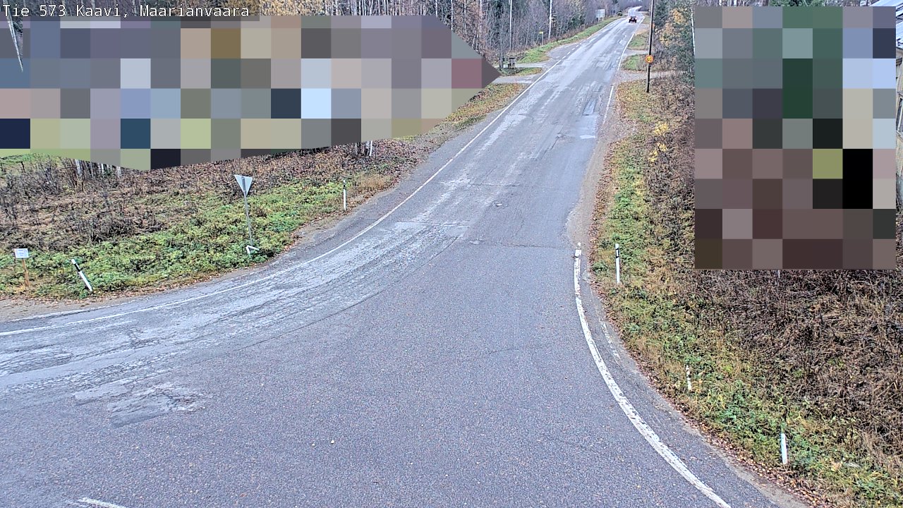 Weather Camera Image Väg 573 Kaavi, Maarianvaara, Kaavi, Pohjois-Savo