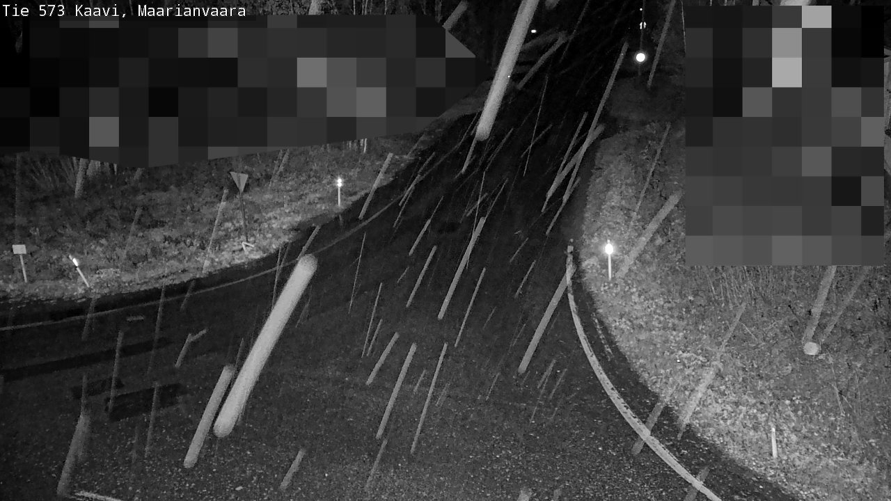 Weather Camera Image Road 573 Kaavi, Maarianvaara, Kaavi, Pohjois-Savo