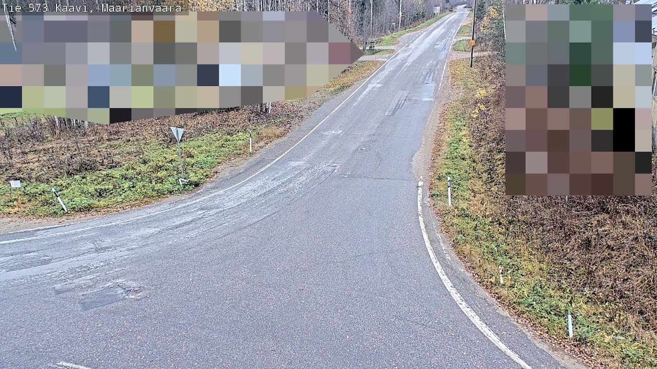 Weather Camera Image Väg 573 Kaavi, Maarianvaara, Kaavi, Pohjois-Savo