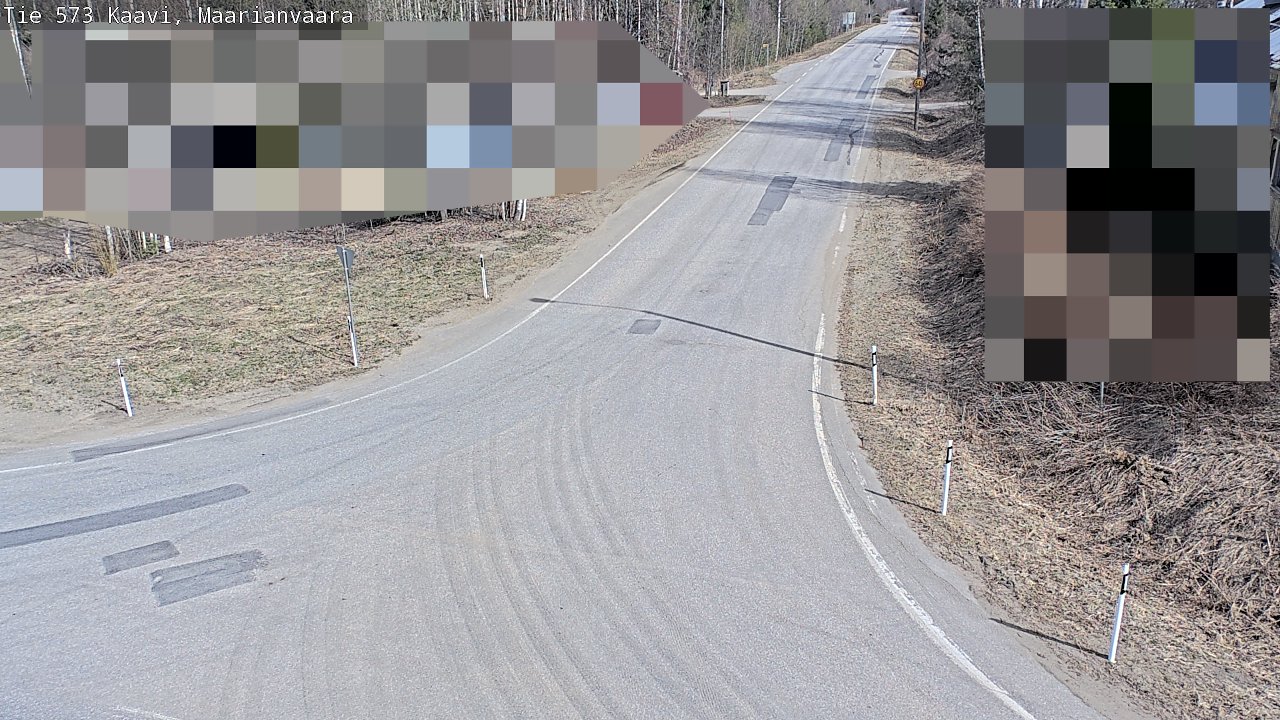 Weather Camera Image Väg 573 Kaavi, Maarianvaara, Kaavi, Pohjois-Savo
