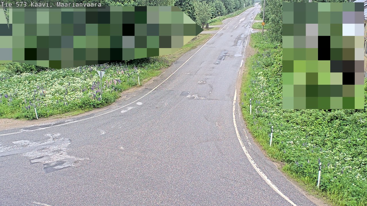 Weather Camera Image Road 573 Kaavi, Maarianvaara, Kaavi, Pohjois-Savo