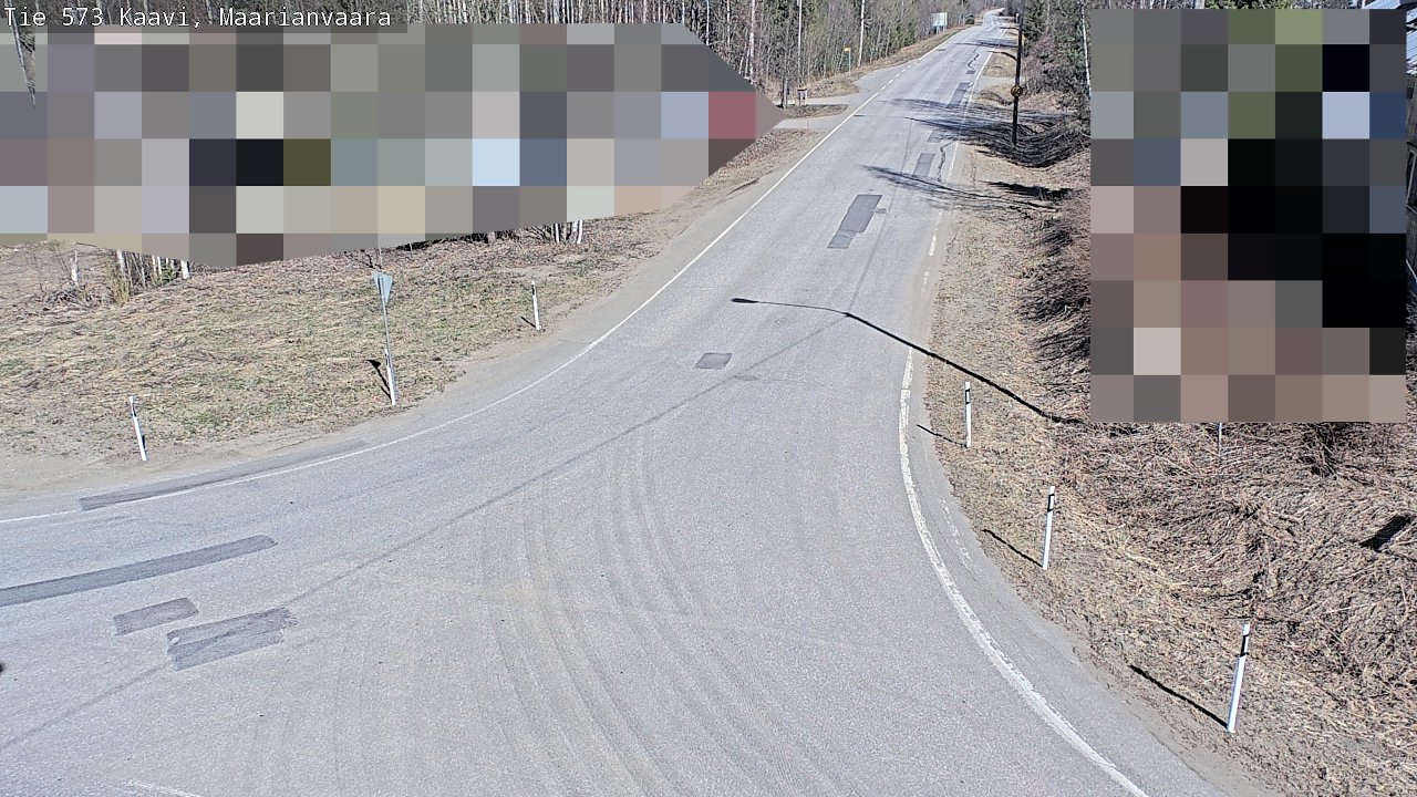 Weather Camera Image Väg 573 Kaavi, Maarianvaara, Kaavi, Pohjois-Savo