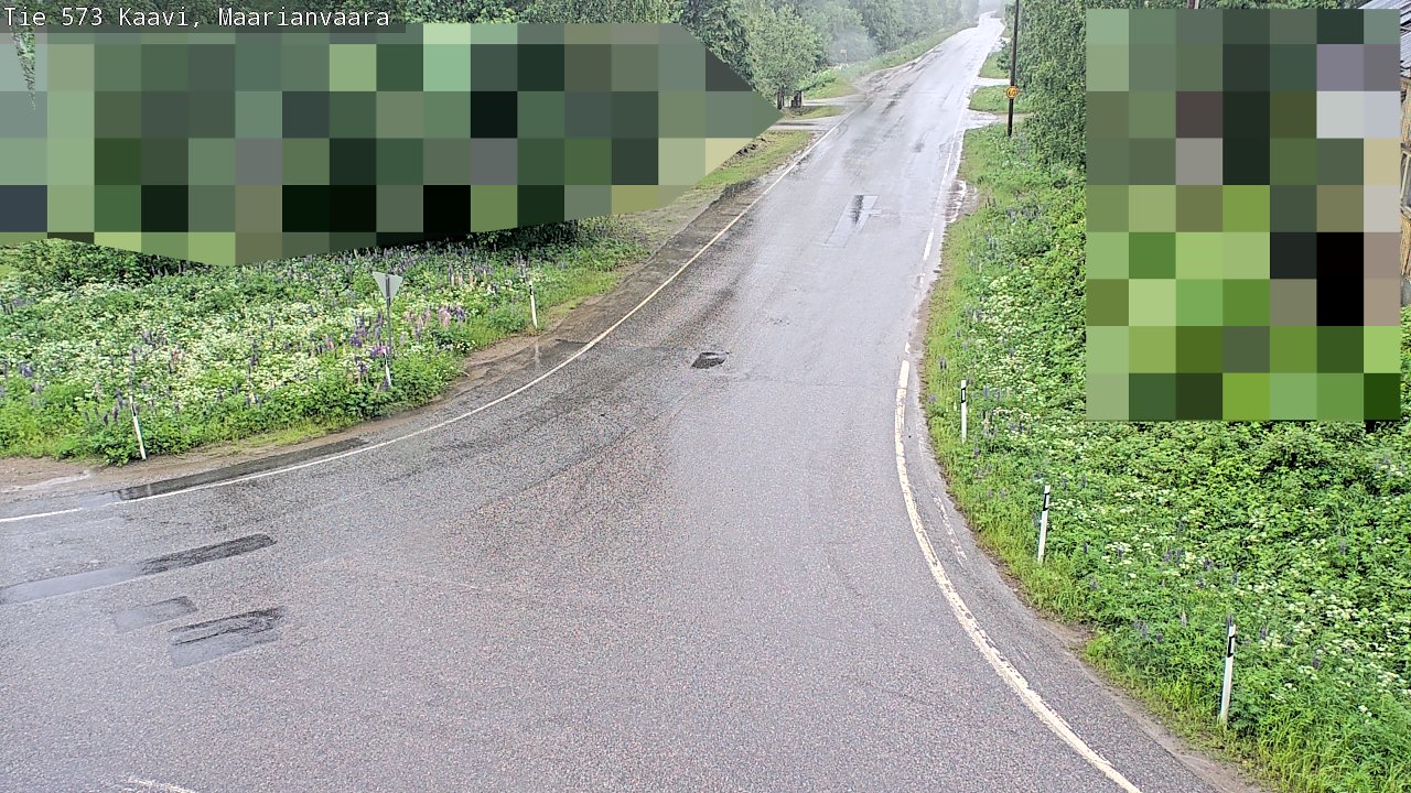 Weather Camera Image Road 573 Kaavi, Maarianvaara, Kaavi, Pohjois-Savo