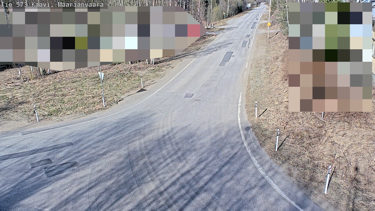 Weather Camera Image Väg 573 Kaavi, Maarianvaara, Kaavi, Pohjois-Savo