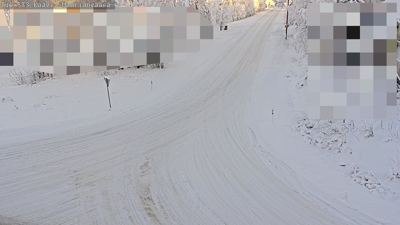 Weather Camera Image Road 573 Kaavi, Maarianvaara, Kaavi, Pohjois-Savo