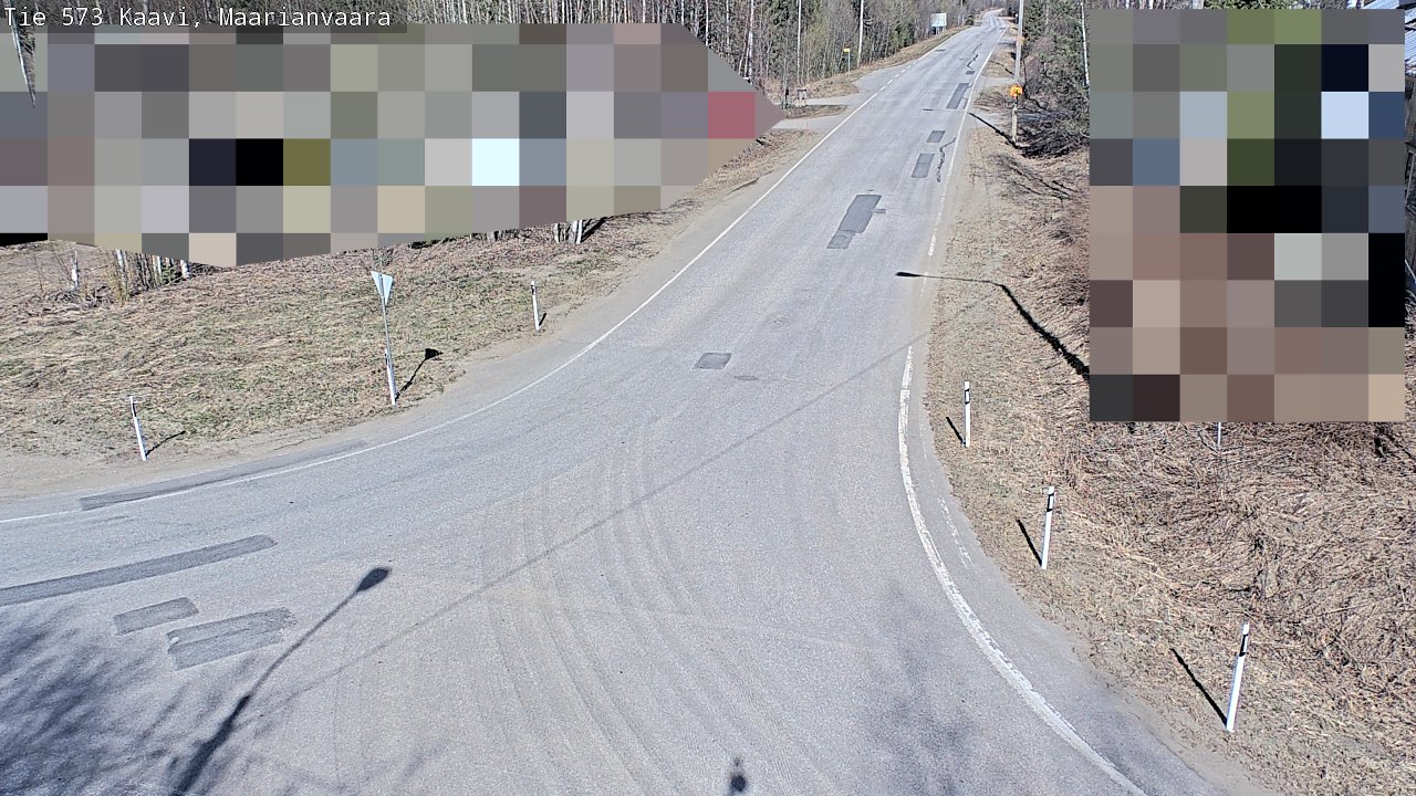 Weather Camera Image Väg 573 Kaavi, Maarianvaara, Kaavi, Pohjois-Savo