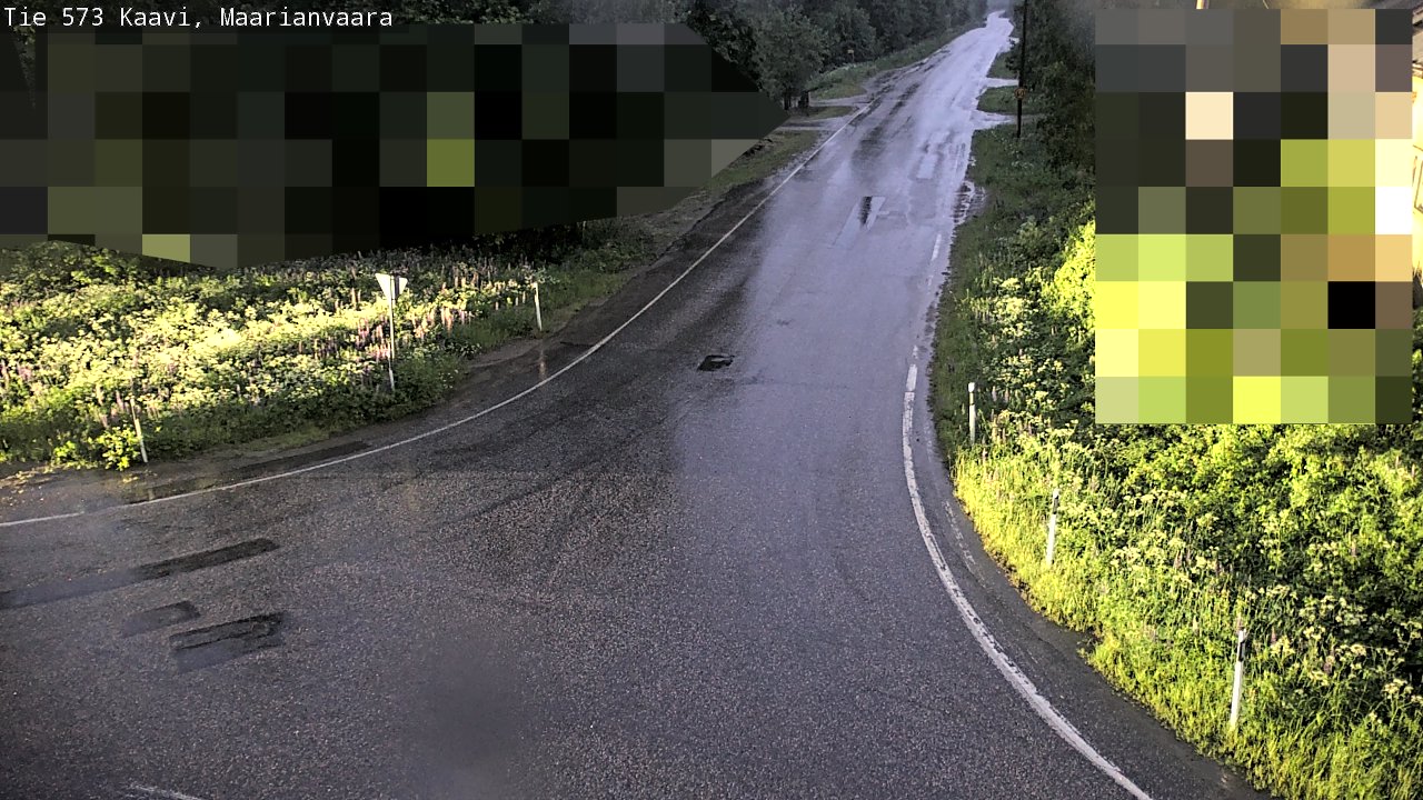 Weather Camera Image Road 573 Kaavi, Maarianvaara, Kaavi, Pohjois-Savo