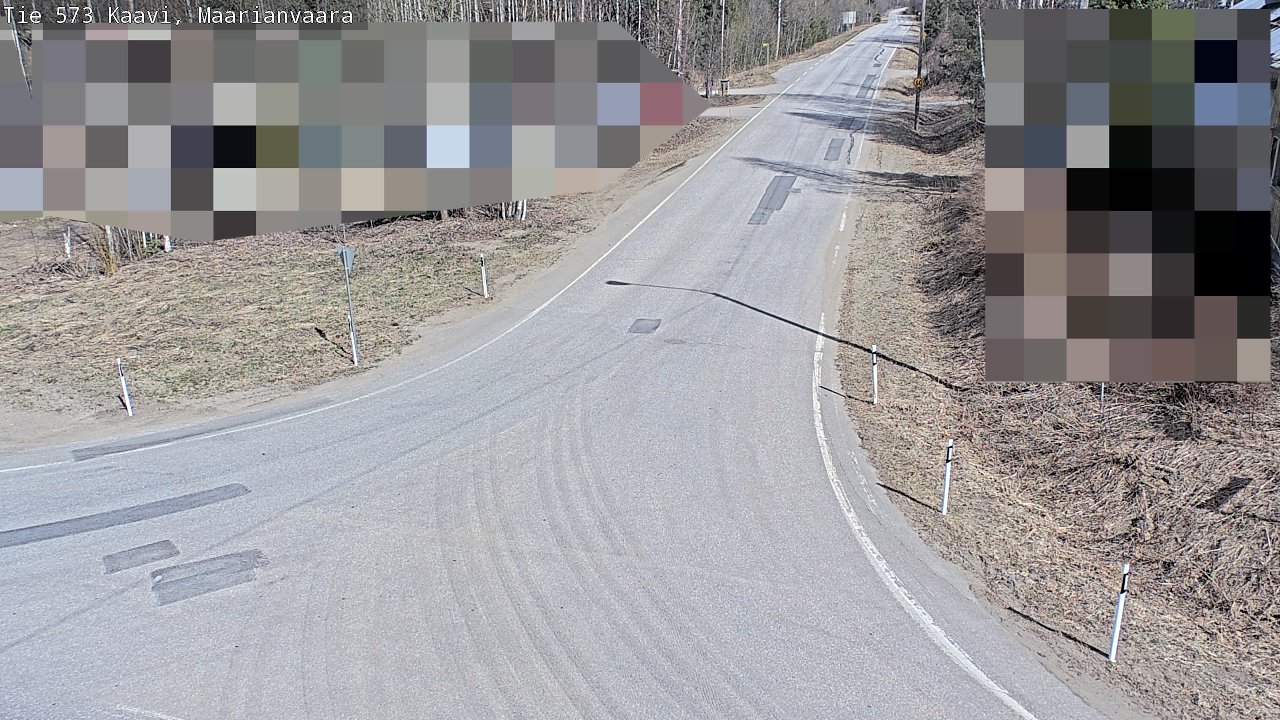 Weather Camera Image Väg 573 Kaavi, Maarianvaara, Kaavi, Pohjois-Savo