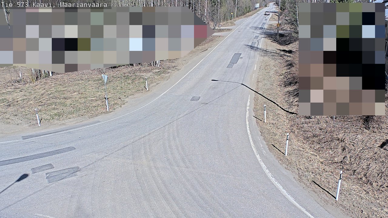 Weather Camera Image Väg 573 Kaavi, Maarianvaara, Kaavi, Pohjois-Savo