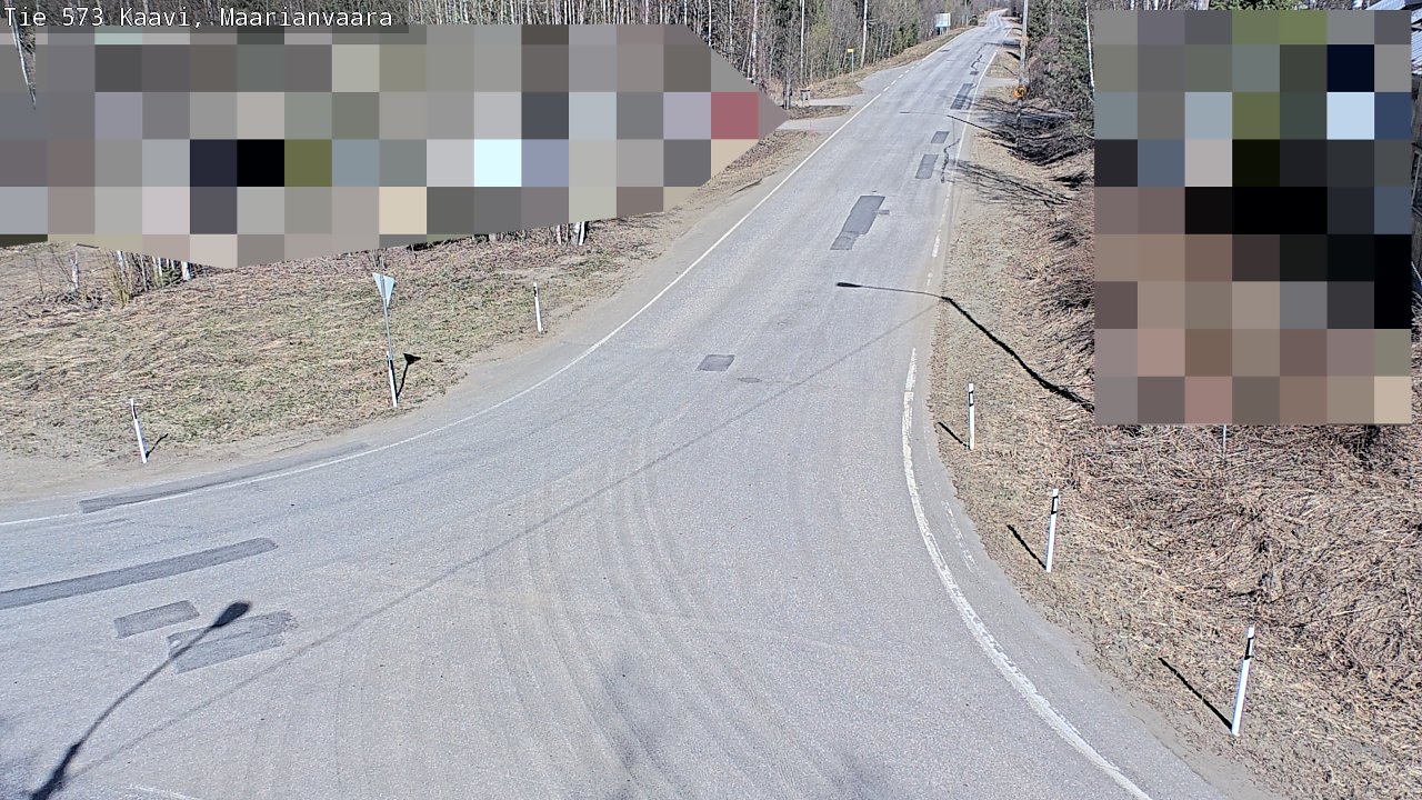 Weather Camera Image Väg 573 Kaavi, Maarianvaara, Kaavi, Pohjois-Savo