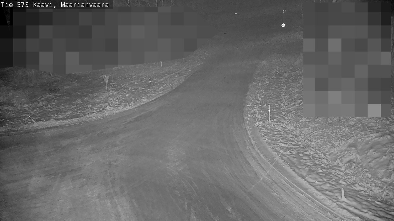 Weather Camera Image Väg 573 Kaavi, Maarianvaara, Kaavi, Pohjois-Savo