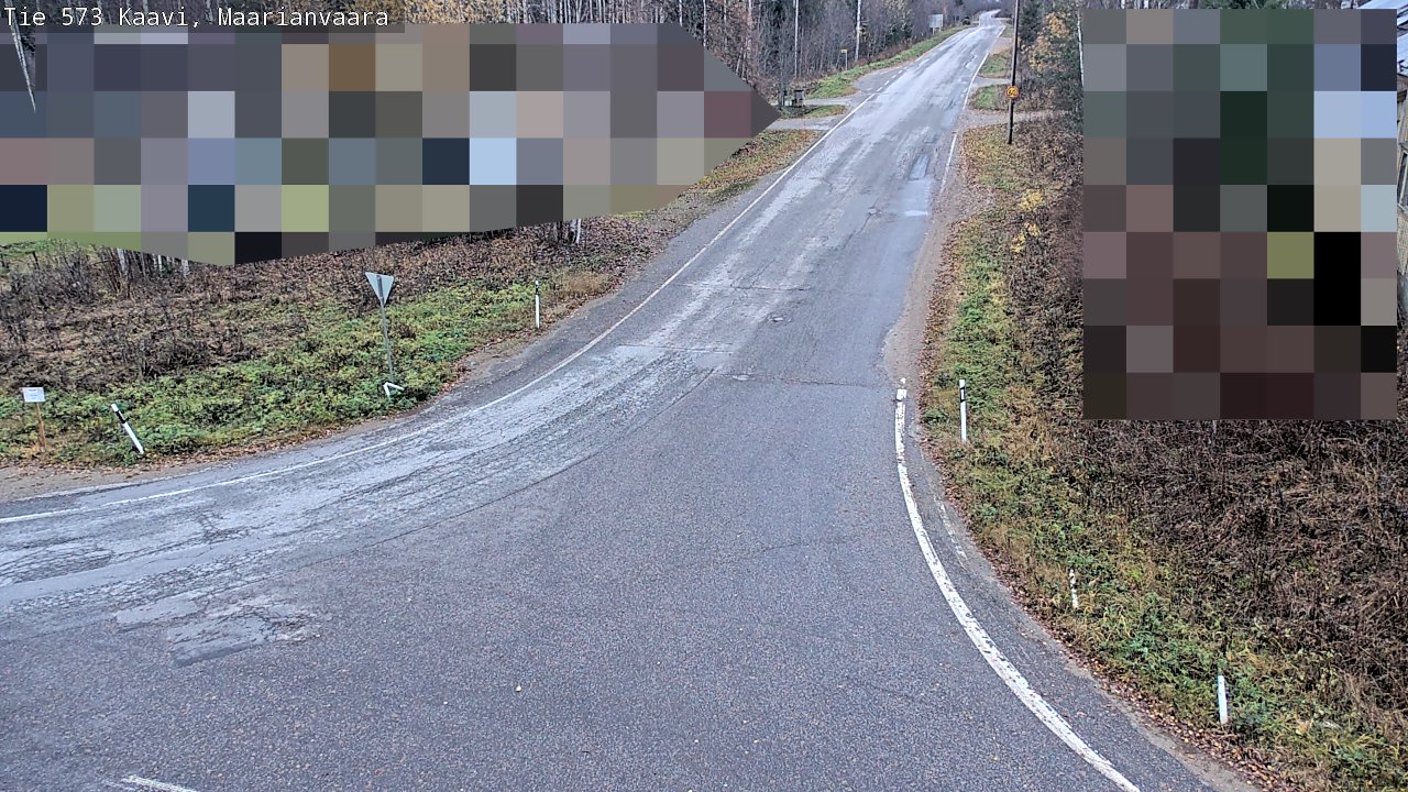Weather Camera Image Väg 573 Kaavi, Maarianvaara, Kaavi, Pohjois-Savo