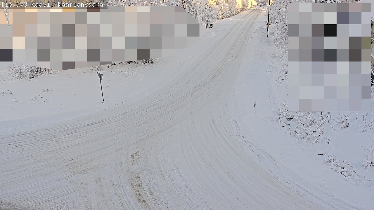 Weather Camera Image Road 573 Kaavi, Maarianvaara, Kaavi, Pohjois-Savo