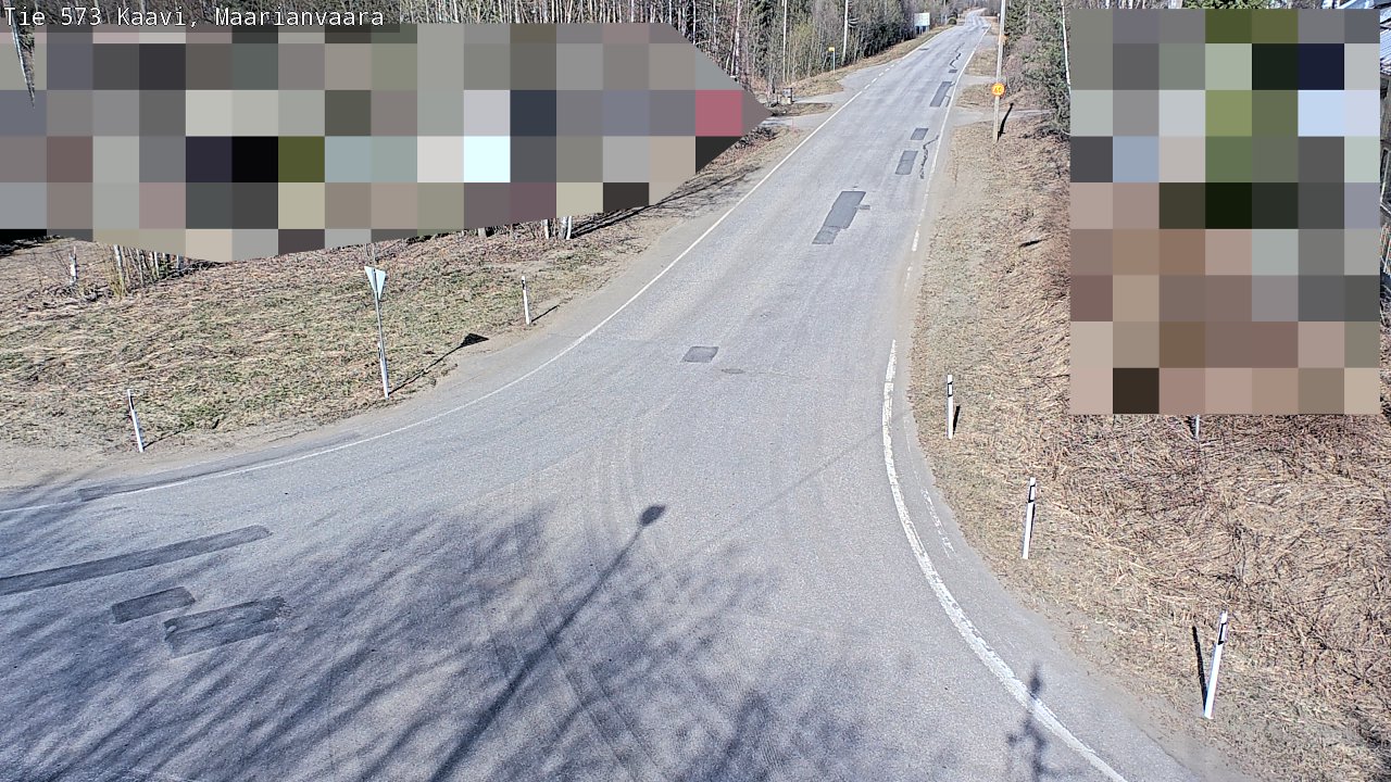 Weather Camera Image Väg 573 Kaavi, Maarianvaara, Kaavi, Pohjois-Savo