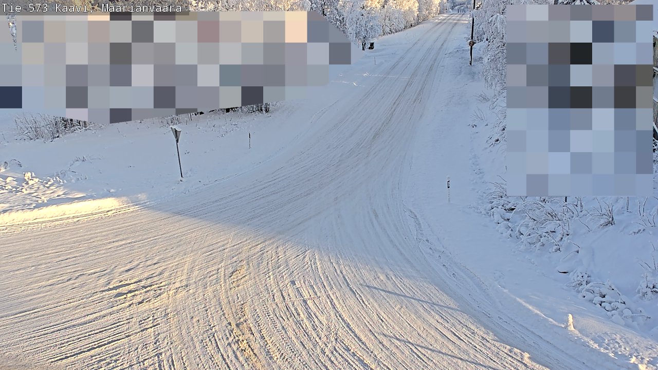 Weather Camera Image Road 573 Kaavi, Maarianvaara, Kaavi, Pohjois-Savo