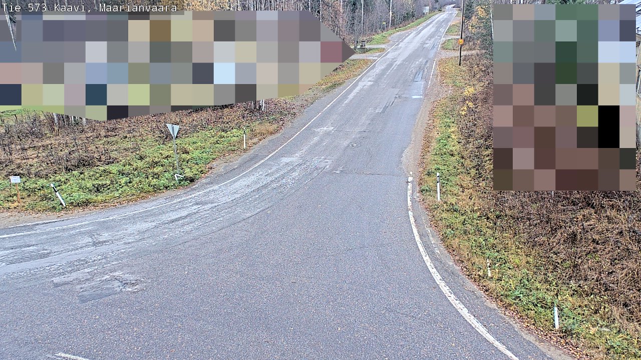 Weather Camera Image Väg 573 Kaavi, Maarianvaara, Kaavi, Pohjois-Savo