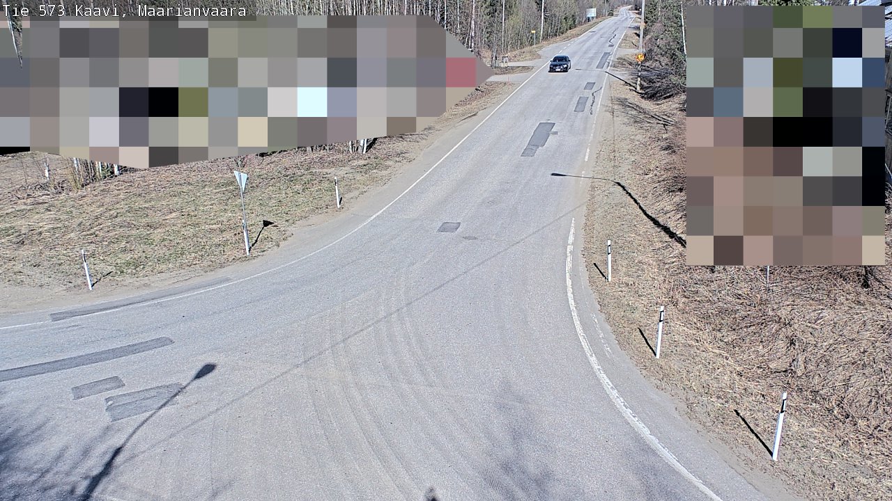 Weather Camera Image Väg 573 Kaavi, Maarianvaara, Kaavi, Pohjois-Savo