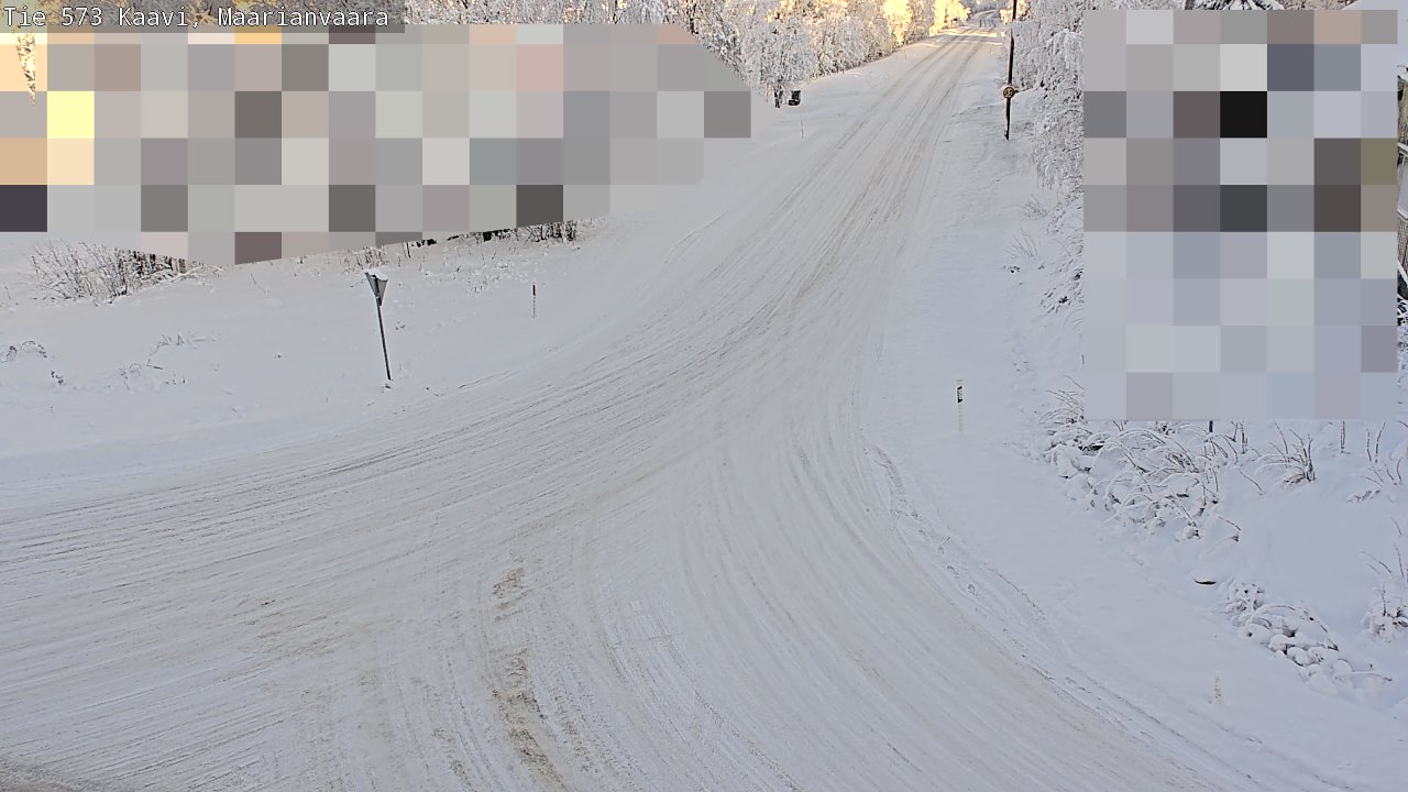 Weather Camera Image Road 573 Kaavi, Maarianvaara, Kaavi, Pohjois-Savo