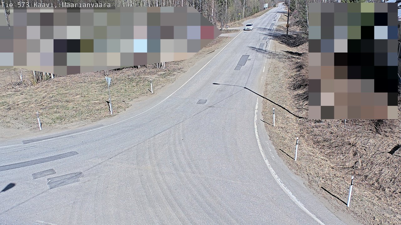 Weather Camera Image Väg 573 Kaavi, Maarianvaara, Kaavi, Pohjois-Savo