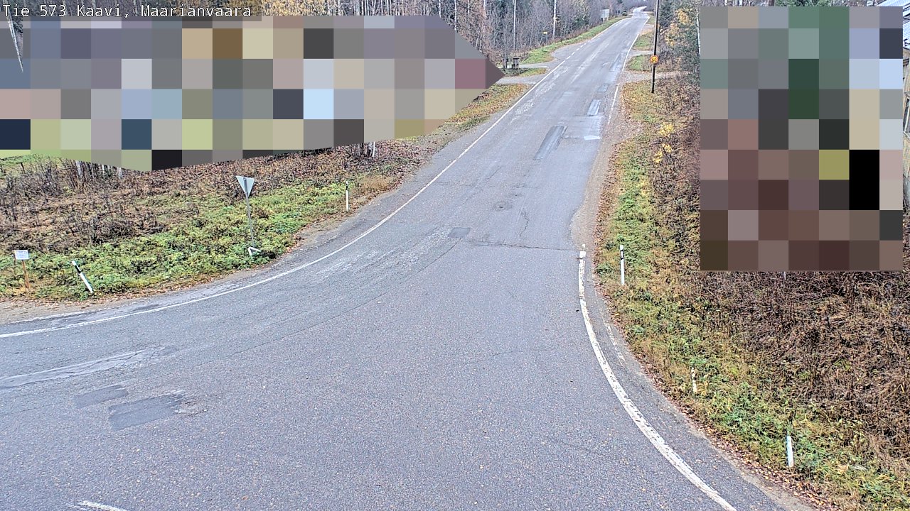 Weather Camera Image Väg 573 Kaavi, Maarianvaara, Kaavi, Pohjois-Savo