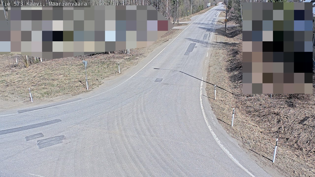 Weather Camera Image Väg 573 Kaavi, Maarianvaara, Kaavi, Pohjois-Savo