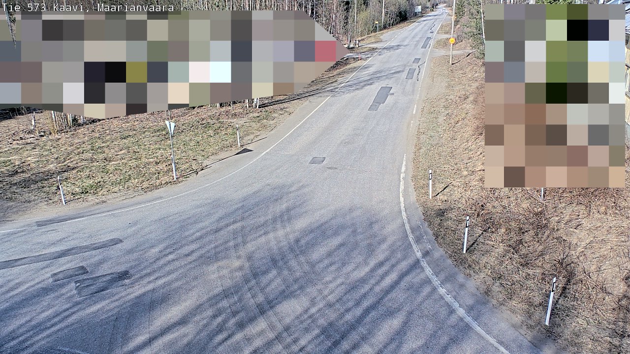 Weather Camera Image Väg 573 Kaavi, Maarianvaara, Kaavi, Pohjois-Savo