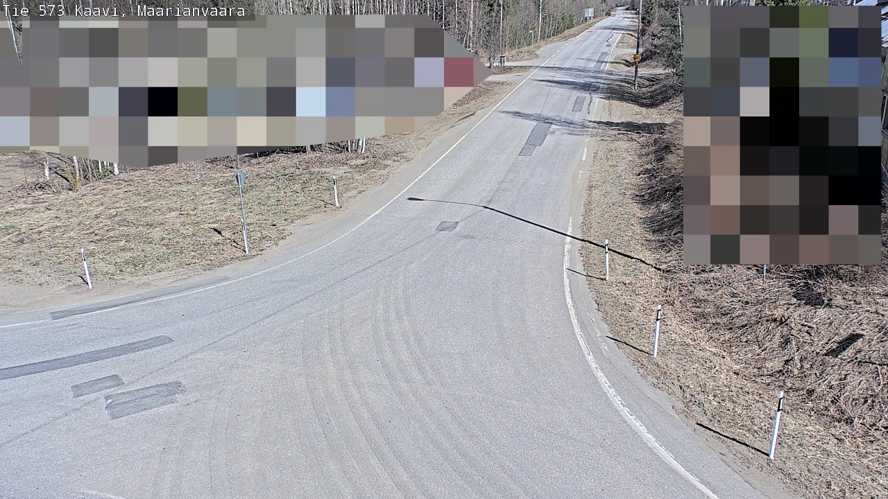 Weather Camera Image Väg 573 Kaavi, Maarianvaara, Kaavi, Pohjois-Savo