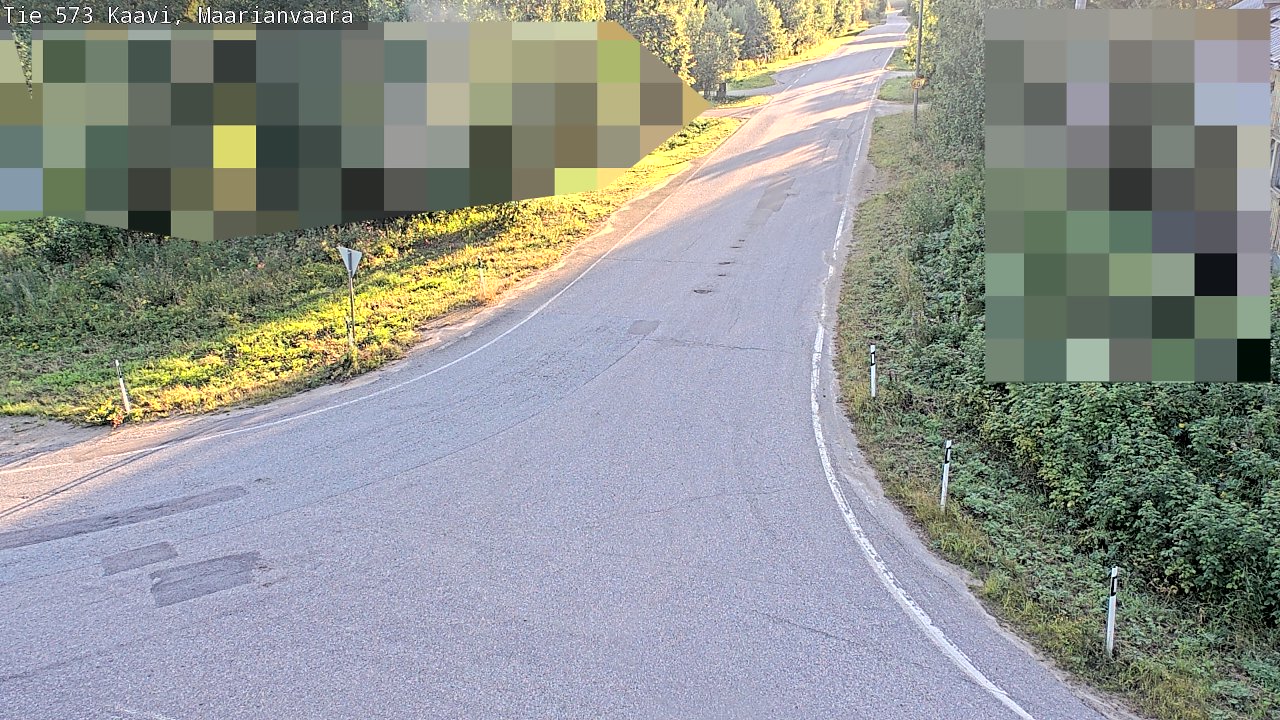 Weather Camera Image Väg 573 Kaavi, Maarianvaara, Kaavi, Pohjois-Savo