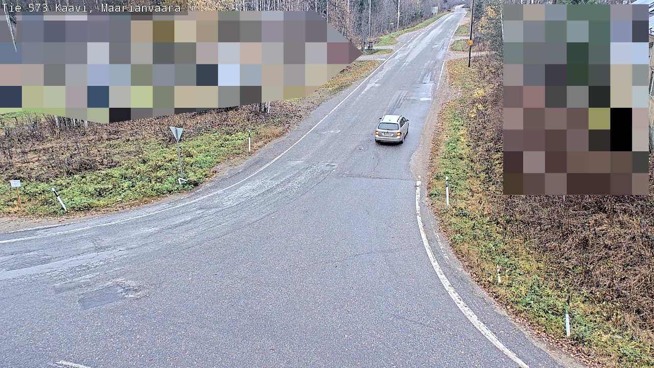 Weather Camera Image Väg 573 Kaavi, Maarianvaara, Kaavi, Pohjois-Savo