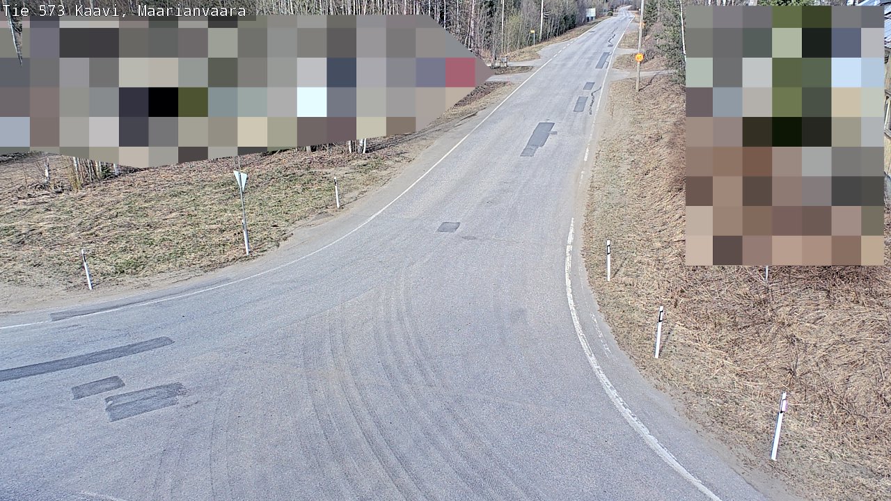 Weather Camera Image Väg 573 Kaavi, Maarianvaara, Kaavi, Pohjois-Savo