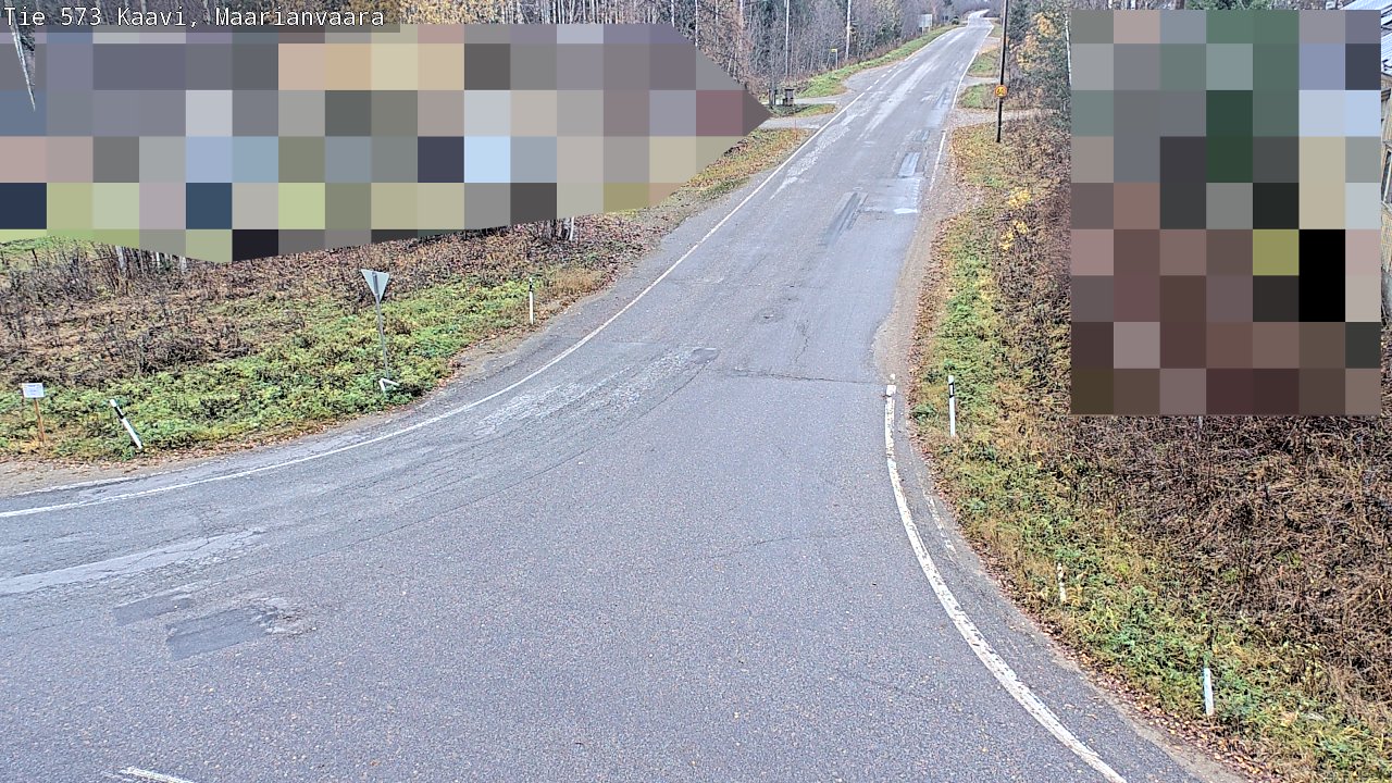 Weather Camera Image Väg 573 Kaavi, Maarianvaara, Kaavi, Pohjois-Savo