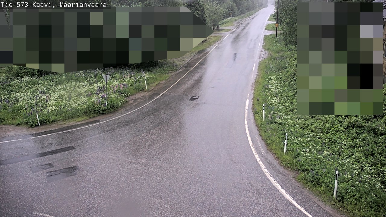 Weather Camera Image Road 573 Kaavi, Maarianvaara, Kaavi, Pohjois-Savo