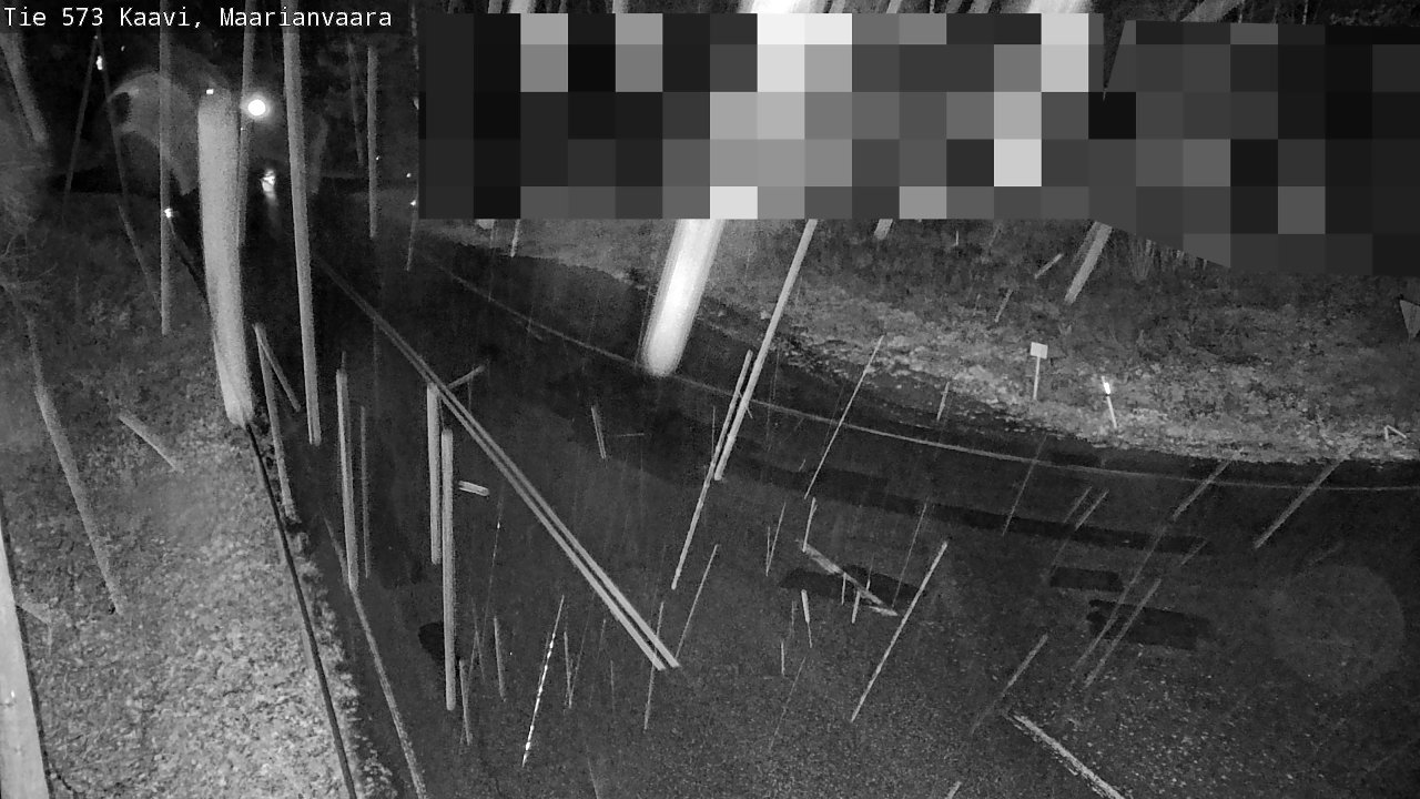 Weather Camera Image Väg 573 Kaavi, Maarianvaara, Kaavi, Pohjois-Savo