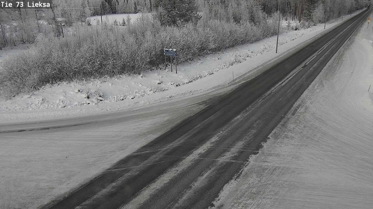 Weather Camera Image Väg 73 Lieksa, Lieksa, Pohjois-Karjala