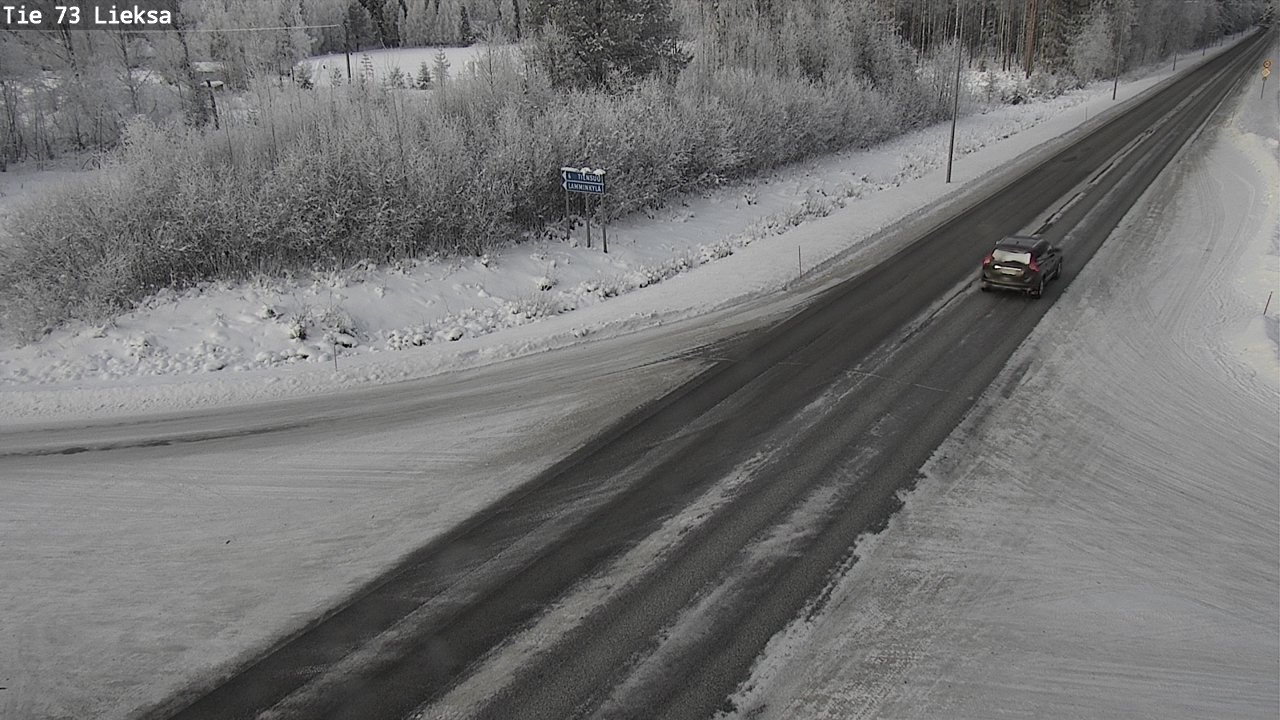 Weather Camera Image Väg 73 Lieksa, Lieksa, Pohjois-Karjala