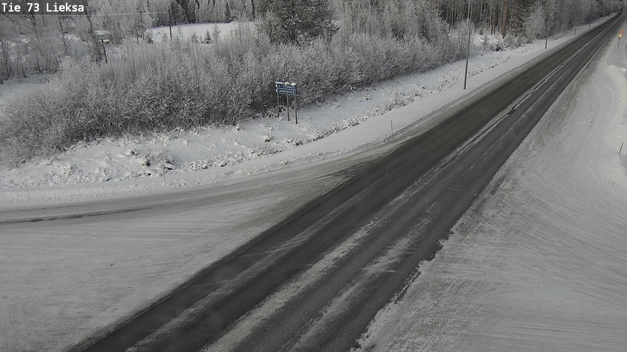 Weather Camera Image Väg 73 Lieksa, Lieksa, Pohjois-Karjala