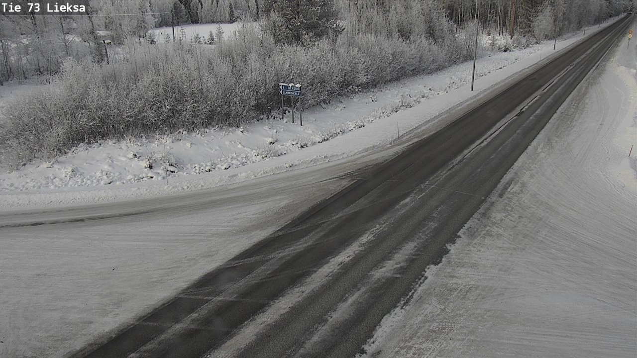 Weather Camera Image Väg 73 Lieksa, Lieksa, Pohjois-Karjala