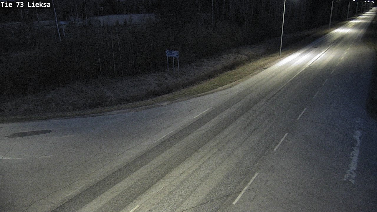 Weather Camera Image Väg 73 Lieksa, Lieksa, Pohjois-Karjala