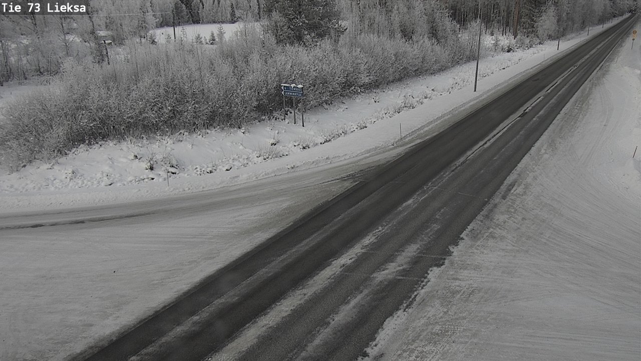 Weather Camera Image Väg 73 Lieksa, Lieksa, Pohjois-Karjala