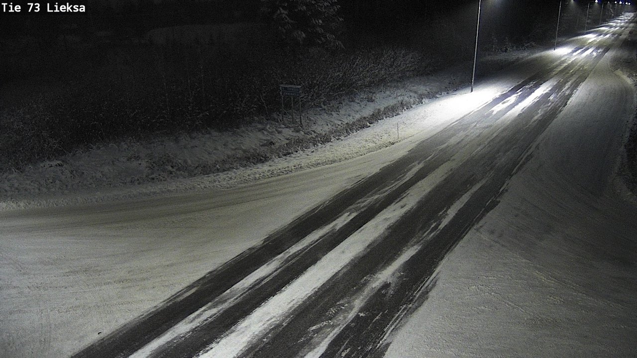 Weather Camera Image Väg 73 Lieksa, Lieksa, Pohjois-Karjala