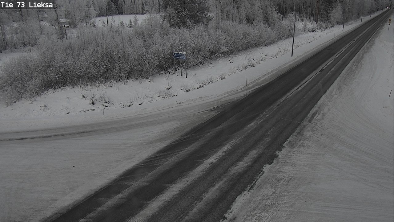 Weather Camera Image Väg 73 Lieksa, Lieksa, Pohjois-Karjala