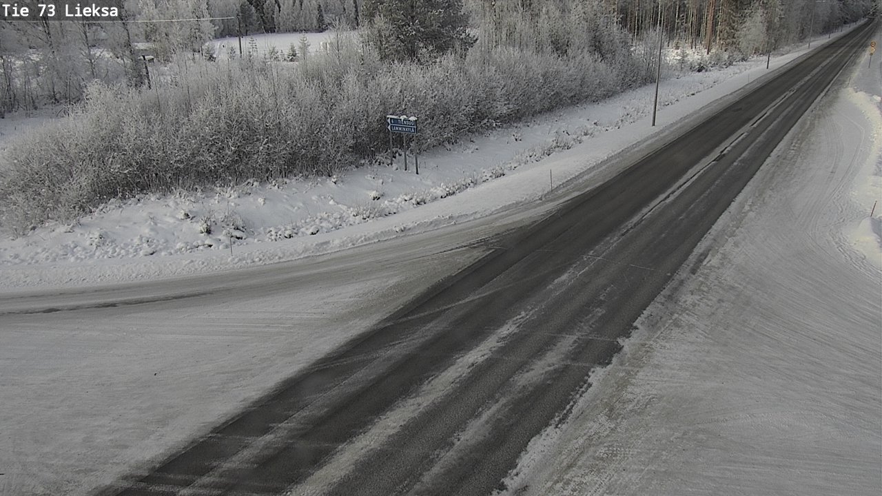 Weather Camera Image Väg 73 Lieksa, Lieksa, Pohjois-Karjala