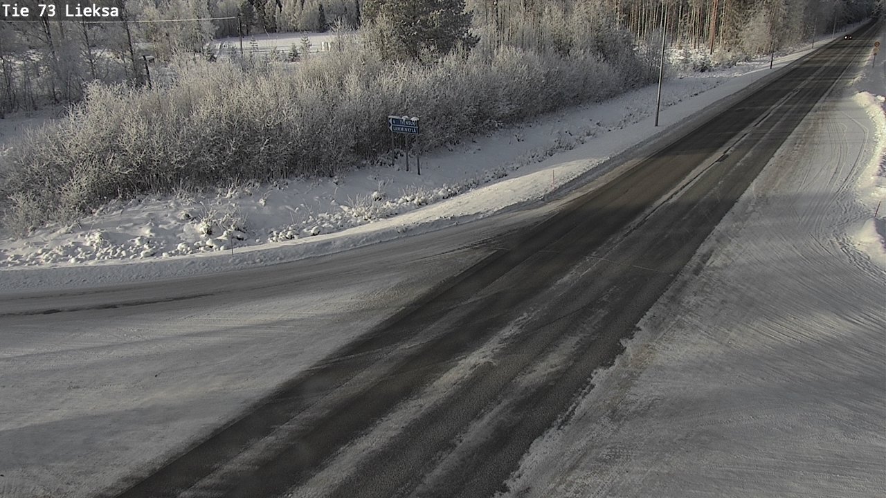 Weather Camera Image Väg 73 Lieksa, Lieksa, Pohjois-Karjala