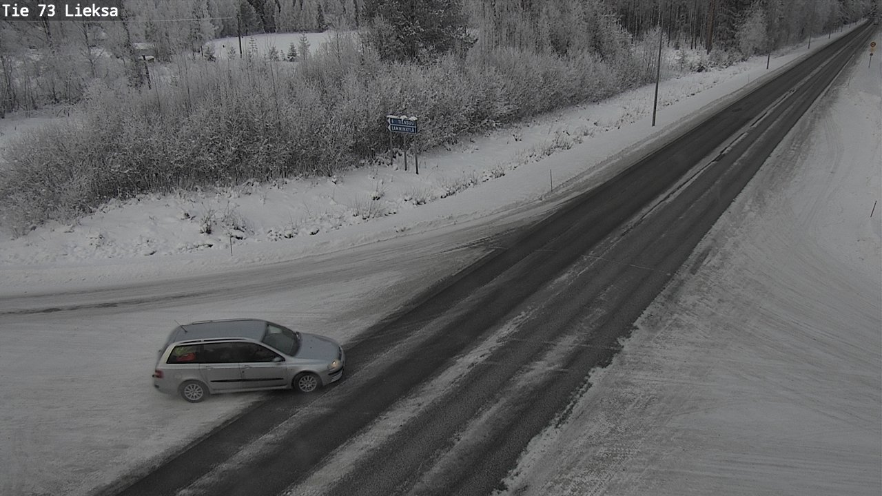 Weather Camera Image Väg 73 Lieksa, Lieksa, Pohjois-Karjala