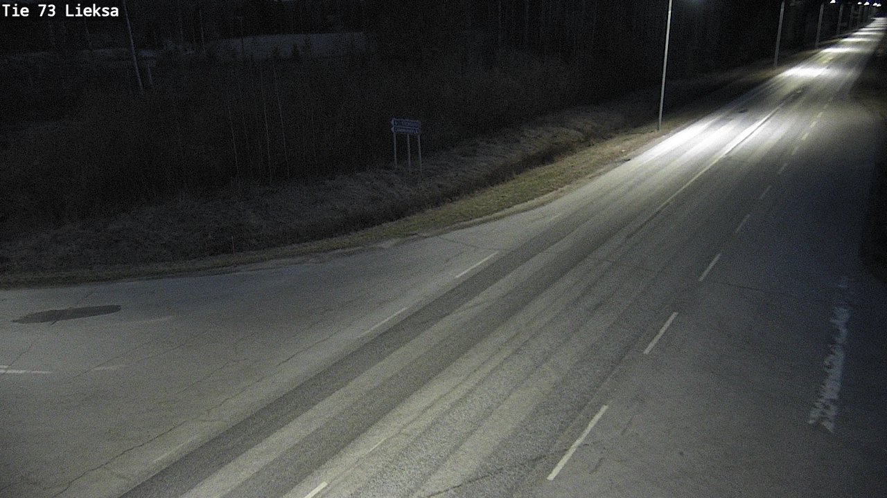 Weather Camera Image Väg 73 Lieksa, Lieksa, Pohjois-Karjala