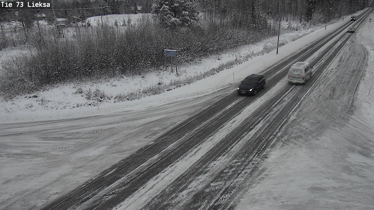 Weather Camera Image Väg 73 Lieksa, Lieksa, Pohjois-Karjala